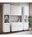 Badkamerkast Paso 35 x 35 x 160 cm - hoogglans wit