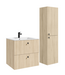 Badkamermeubel Saros 60 cm met kolomkast  - licht eiken