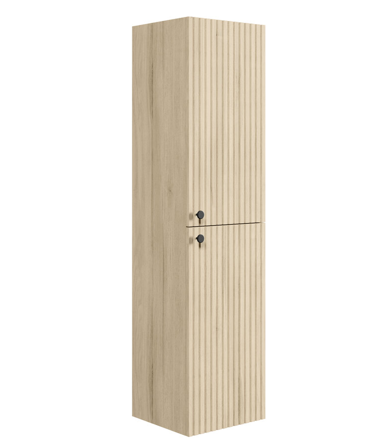 Badkamermeubel Saros 60 cm met kolomkast  - licht eiken