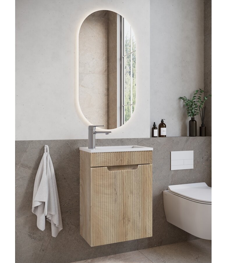Toiletmeubel Thermis 40cm - licht eiken