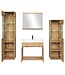 Badkamermeubel Nobel XL 60cm complete set - eiken