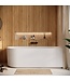 Half vrijstaand ligbad Havana 170 x 80 x 58 cm - wit  - links