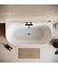 Half vrijstaand ligbad Havana 170 x 80 x 58 cm - wit