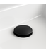 Afvoerplug groot - mat zwart - zonder overloop
