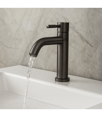 Fonteinkraan Fox - grijs - koud water kraan