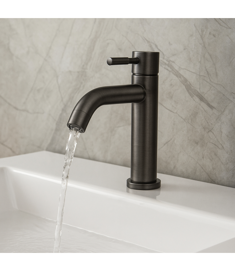 Fonteinkraan Fox - grijs - koud water kraan