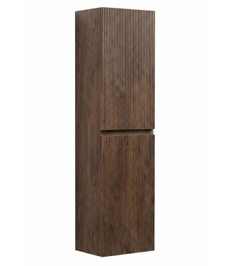 Badkamerkast Thermis 40 x 30 x 150 cm - walnoot bruin