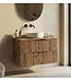 Wastafelkast Calen 80 x 46 x 52 cm - eiken