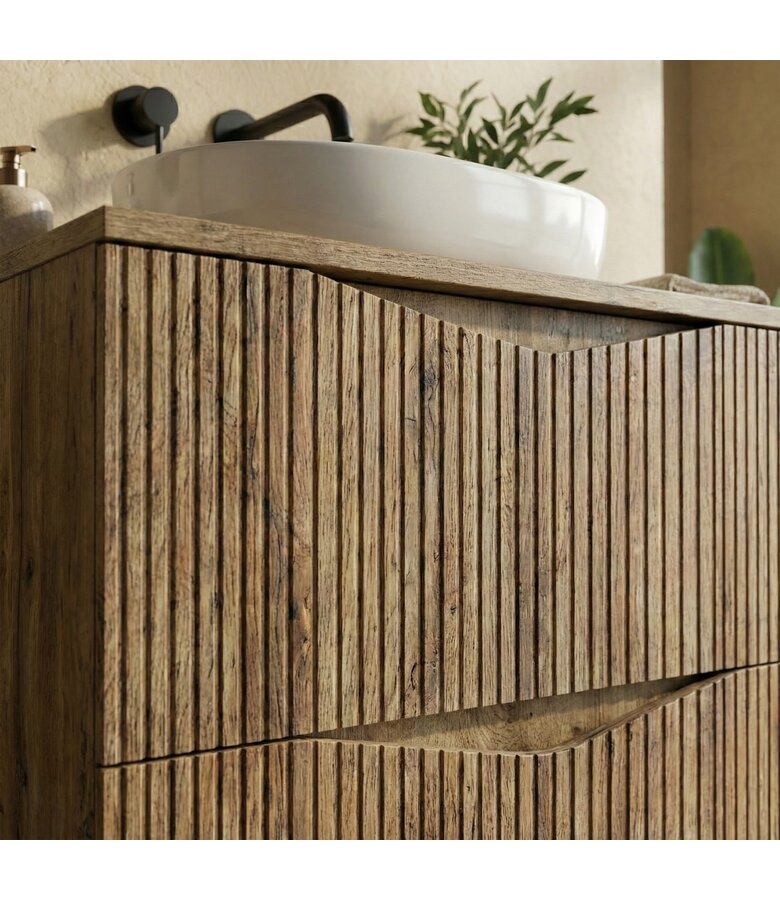 Wastafelkast Calen 60 x 46 x 52 cm - eiken