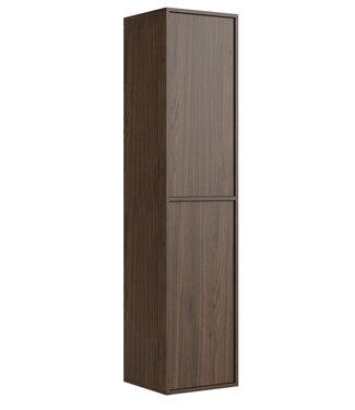 Badkamerkast Mali 38 x 33 x 160 cm - walnoot bruin