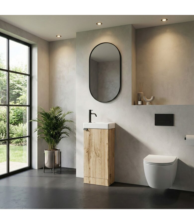 Toiletmeubel Orion 40cm - licht eiken