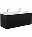 Badkamermeubel Thermis 120cm - mat zwart