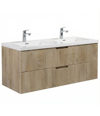 Badkamermeubel Thermis 120cm - licht eiken