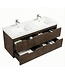 Badkamermeubel Thermis 140cm - walnoot bruin