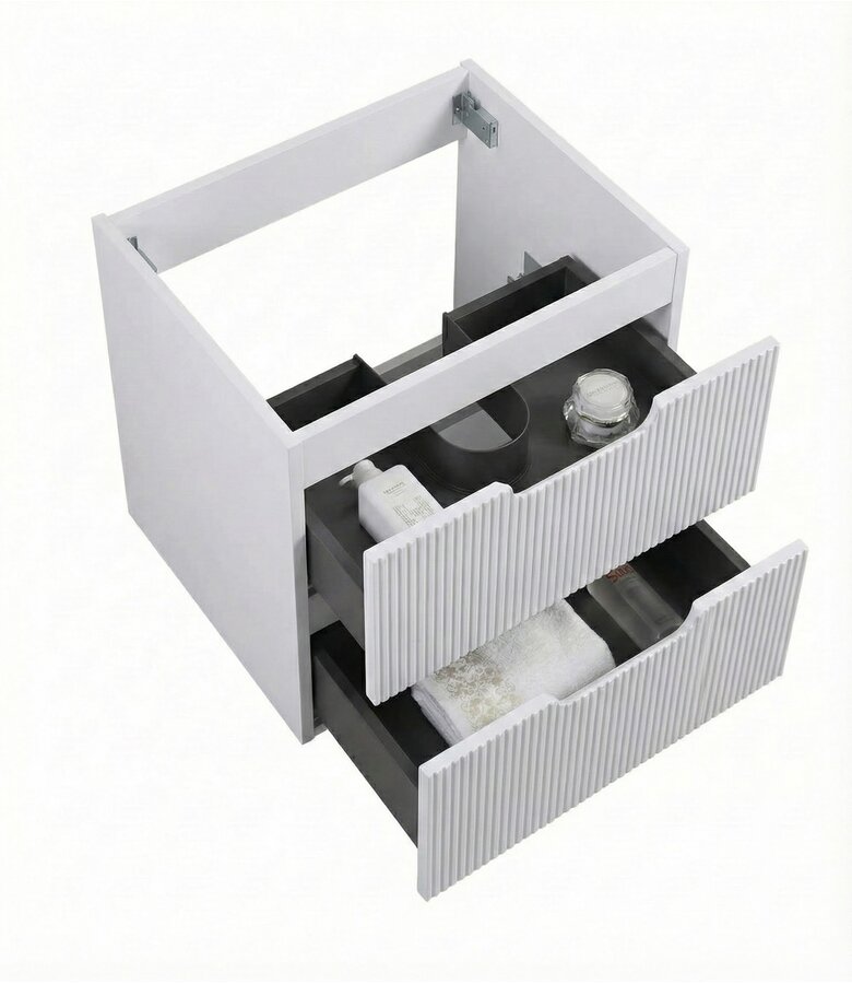 Wastafelkast Thermis 60cm - wit