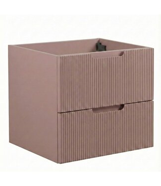 Wastafelkast Thermis 60cm - mat roze