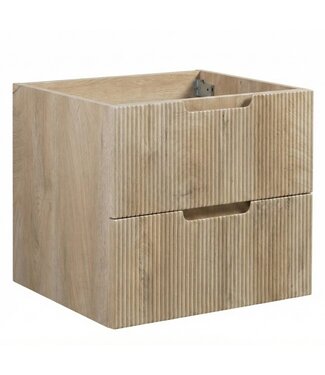 Wastafelkast Thermis 60cm - licht eiken