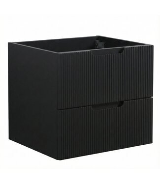 Wastafelkast Thermis 60cm - mat zwart