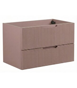 Wastafelkast Thermis 80cm - mat roze