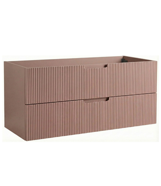 Wastafelkast Thermis 100 x 48 x 50 cm - mat roze