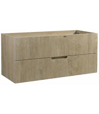 Wastafelkast Thermis 100cm - licht eiken