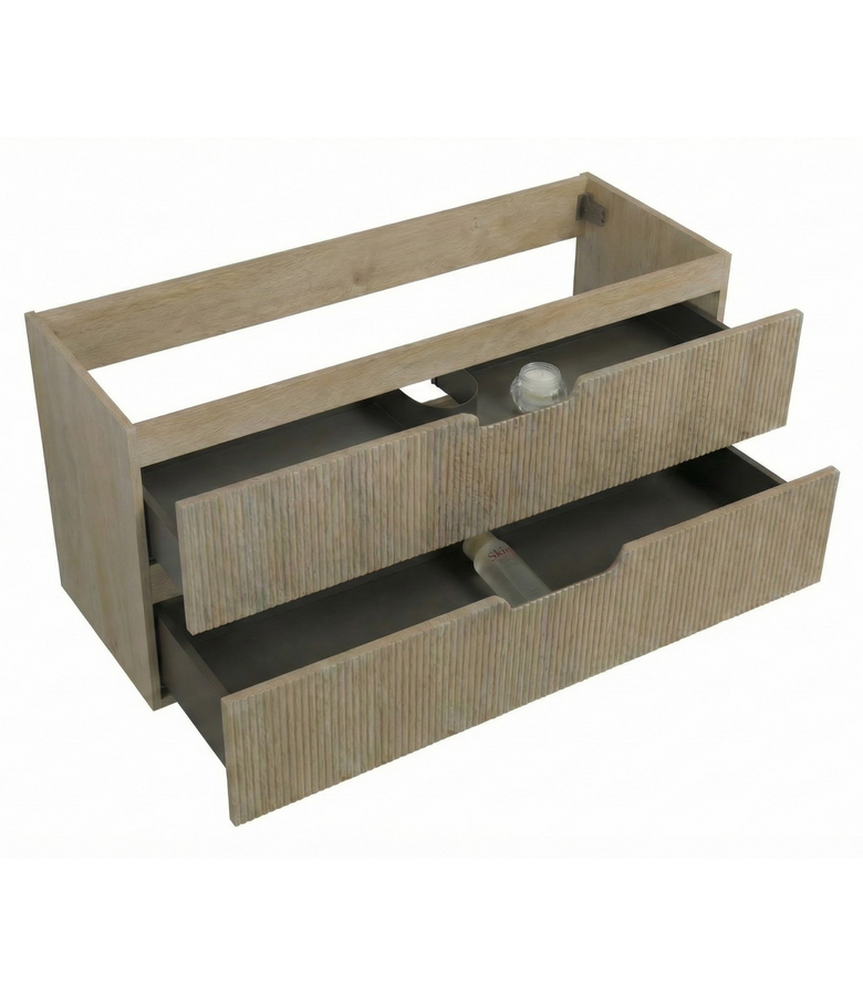 Wastafelkast Thermis 100 x 48 x 50 cm - licht eiken