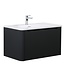 Badkamermeubel Tundra 80cm - mat zwart