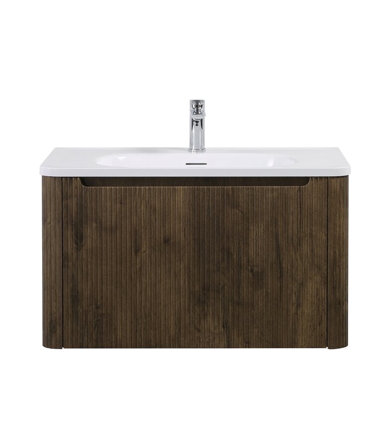 Badkamermeubel Tundra 80cm - walnoot bruin