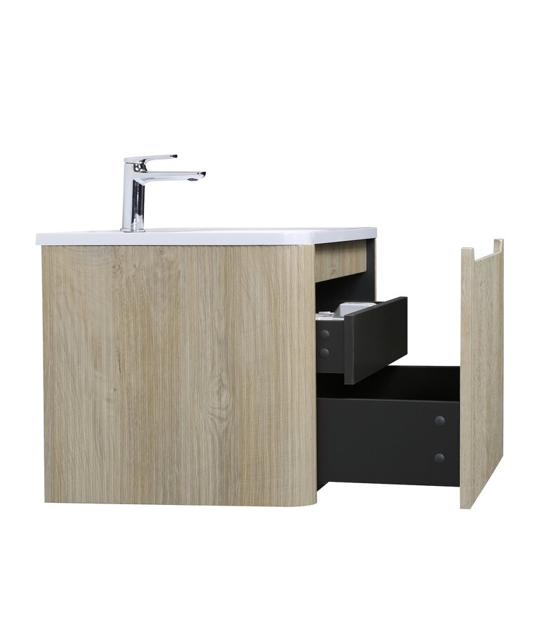 Badkamermeubel Tundra 100cm - licht eiken