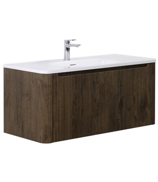 Badkamermeubel Tundra 100cm - walnoot bruin