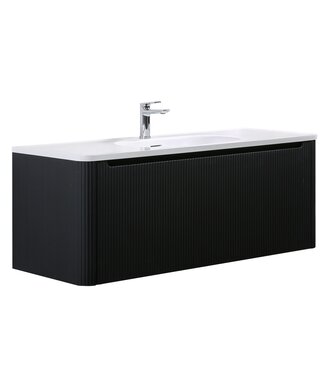 Badkamermeubel Tundra 120cm - mat zwart