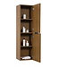 Badkamermeubel Luxor 80 cm met kolomkast - walnoot