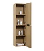 Badkamermeubel Luxor 80 cm met kolomkast - licht eiken