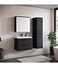 Badkamerkast Florence 30 x 35 x 130 cm - mat zwart