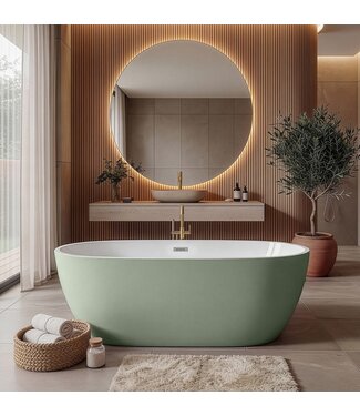 Vrijstaand ligbad Bahia 170 x 75 x 58cm - groen