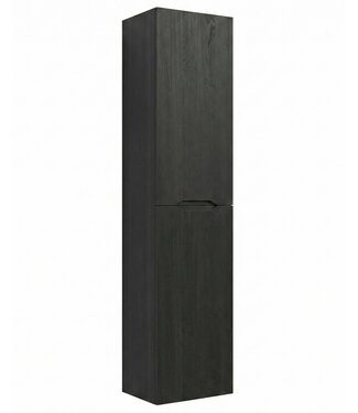 Badkamerkast Cairo 40 x 30 x 170 cm -zwart eiken