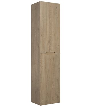 Badkamerkast Cairo 40 x 30 x 170 cm - kastanje eiken