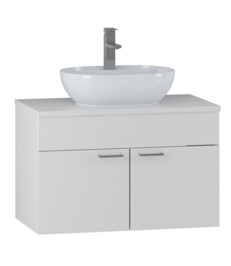 Wastafelkast Colorado 80 x 46 x 52 cm - mat wit