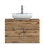 Wastafelkast Colorado 80 x 46 x 52 cm - eiken