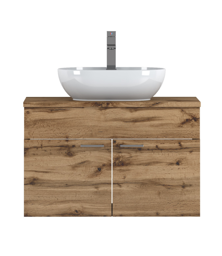 Wastafelkast Colorado 80 x 46 x 52 cm - eiken