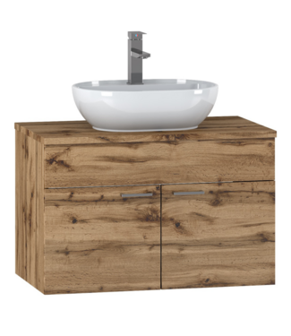 Wastafelkast Colorado 80 x 46 x 52 cm - eiken