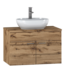 Wastafelkast Colorado 80 x 46 x 52 cm - eiken
