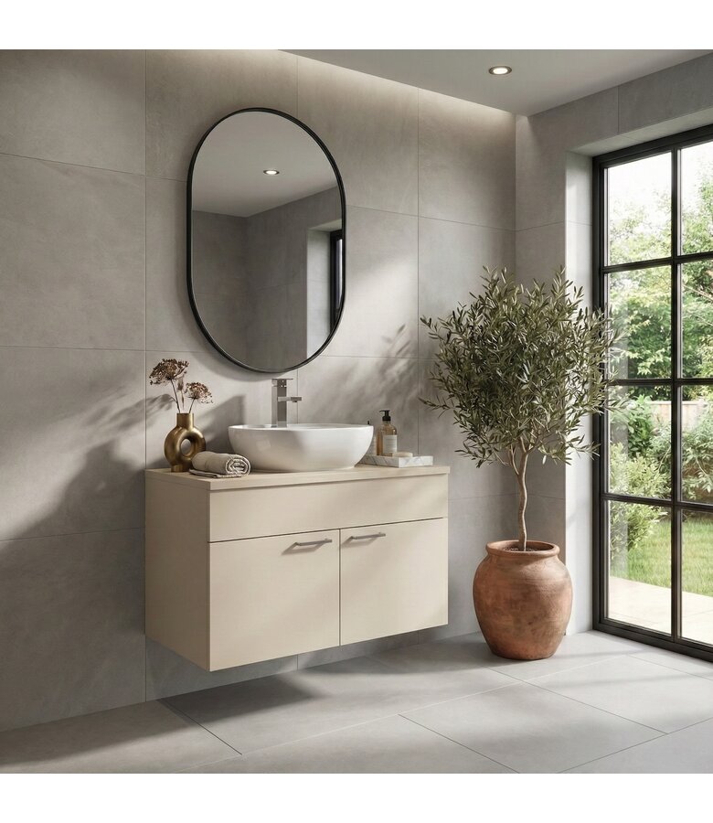 Wastafelkast Colorado 80 x 46 x 52 cm - beige