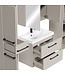 Badkamermeubel Florence 60cm XL set met spiegelkast - beige