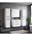 Badkamermeubel Florence 60cm XL set met spiegelkast - hoogglans wit