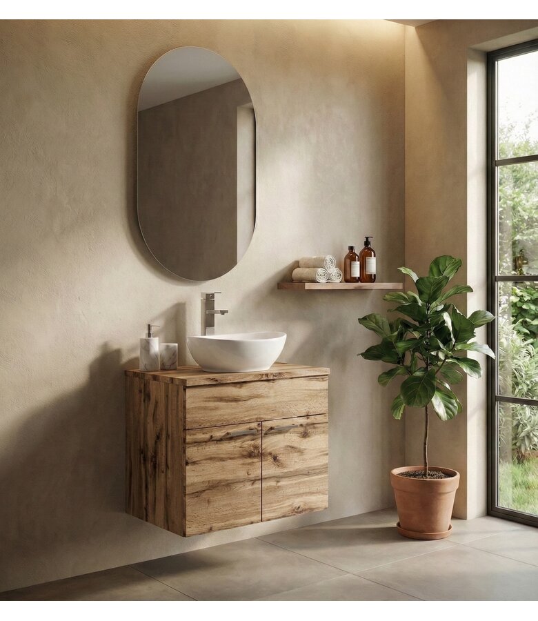 Wastafelkast Colorado 60 x 46 x 52 cm - eiken