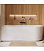 Hoekbad Havana 170 x 80 x 58 cm - wit  - rechts