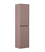 Badkamermeubel Thermis 60 cm met kolomkast - mat roze