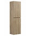 Badkamermeubel Thermis 60 cm met kolomkast - licht eiken