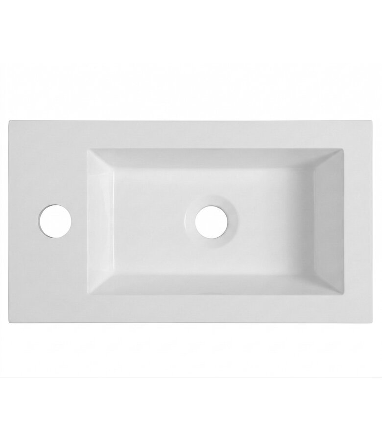 Wastafel Thermis 40 x 22 cm - wit